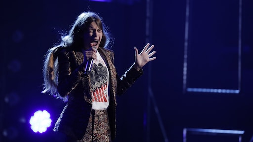 14-jarige rockchick is grote concurrent Glennis