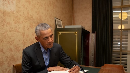 Barack Obama bezoekt Anne Frank Huis