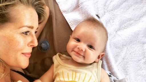 Zoontje Chantal Janzen weet zijn ouders te verbazen