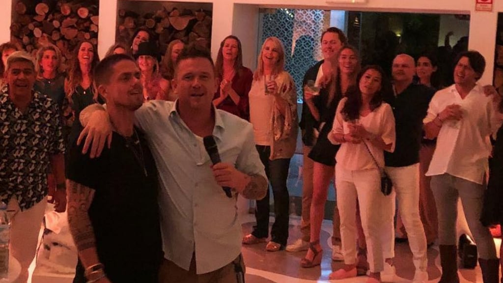 André Hazes treedt op voor Johnny en Anouk