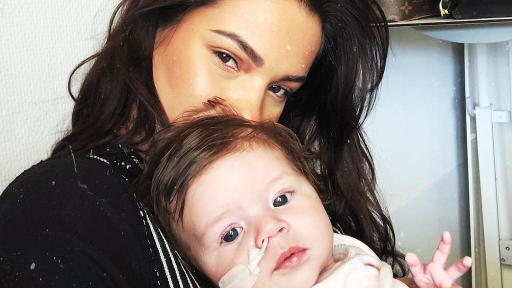 Dochtertje Monica Geuze weer uit het ziekenhuis