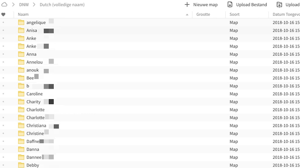 Een screenshot van de online bibliotheek.