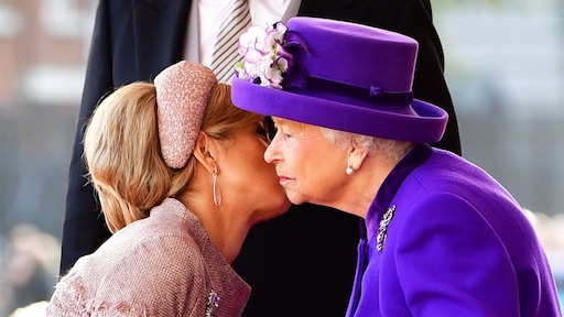 Willem-Alexander en Máxima zijn aangekomen bij de Queen