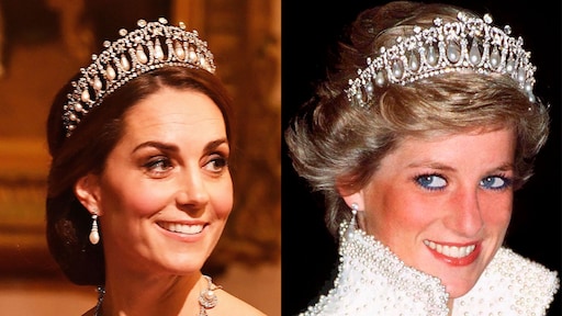 Kate Middleton draagt lievelingstiara van Diana