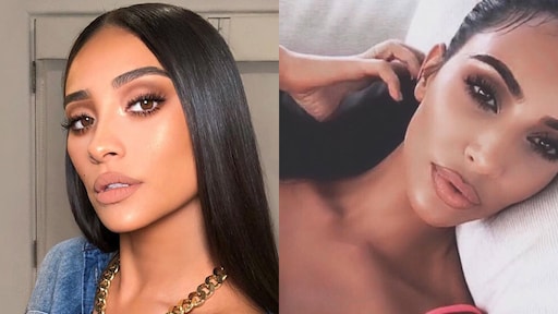 Shay Mitchell lijkt als twee druppels water op Kim Kardashian