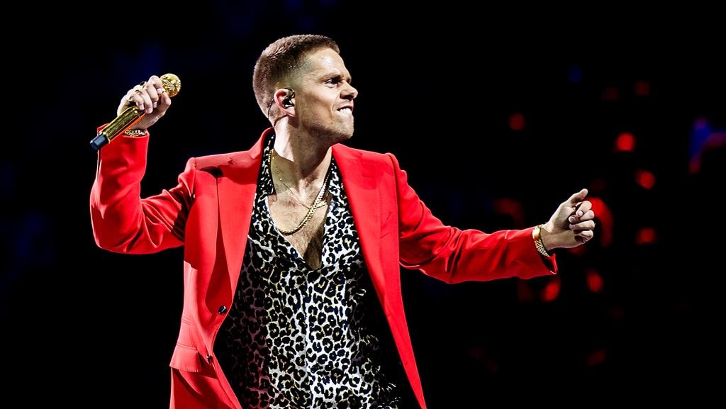 André Hazes aan het nagenieten van concertreeks