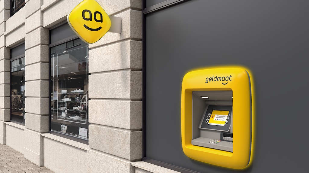 Pinautomaten worden geel, banken stoppen met losse automaten