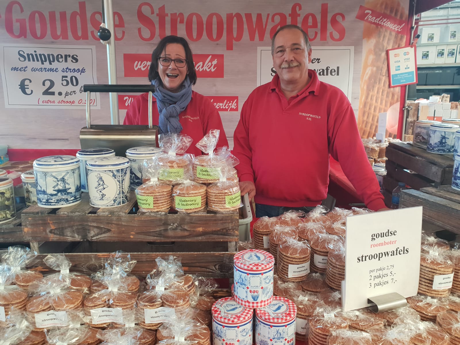 2368 marinesoldater mottar en stroopwafel fra baker Ronald