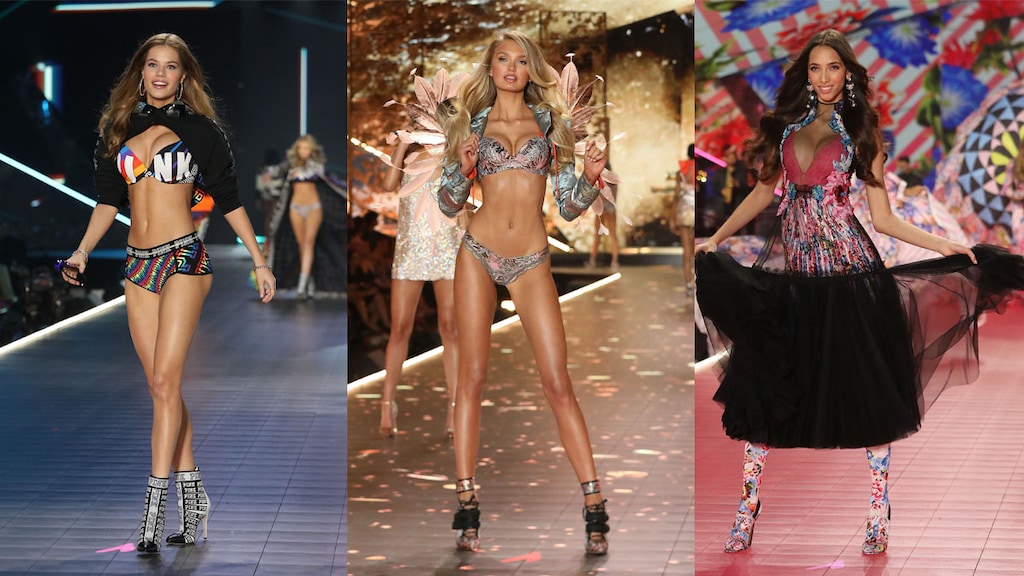 Neerlands trots: drie beauty’s in de Victoria’s Secret Show