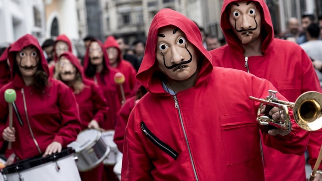 Nu al carnavalsdrukte bij feestwinkels: 'La casa de papel populair'