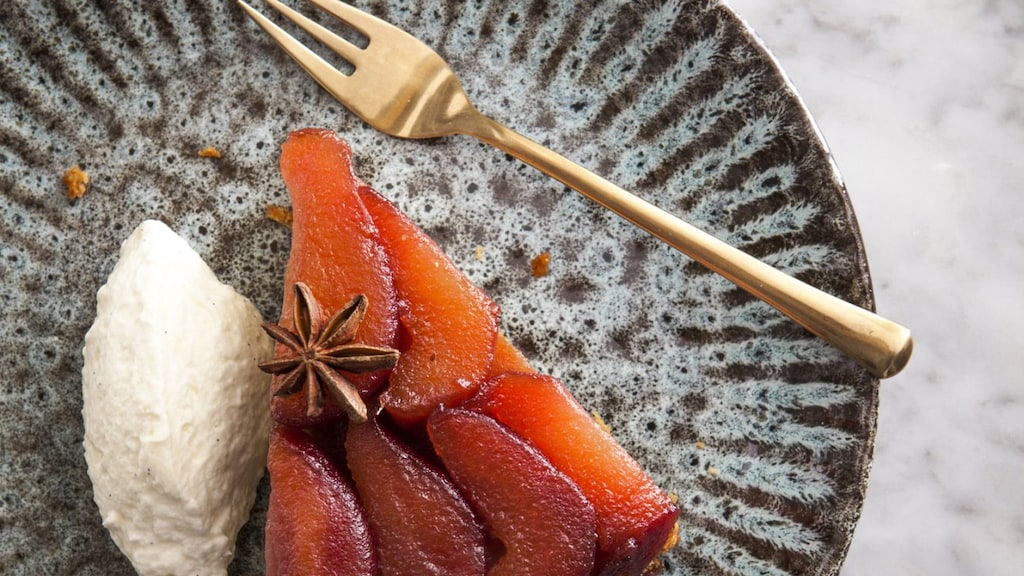 Tarte tatin met stoofpeer