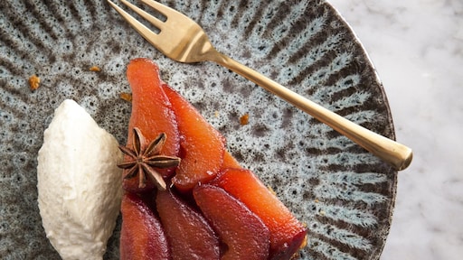 Tarte tatin met stoofpeer