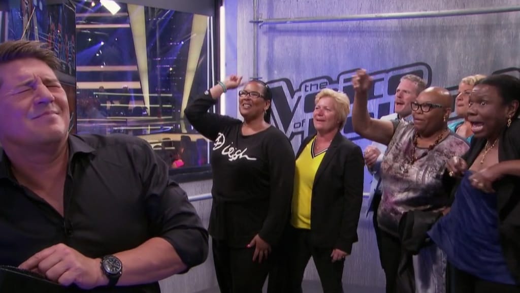 Oeps! Heb jij de nip slip in The Voice gespot?
