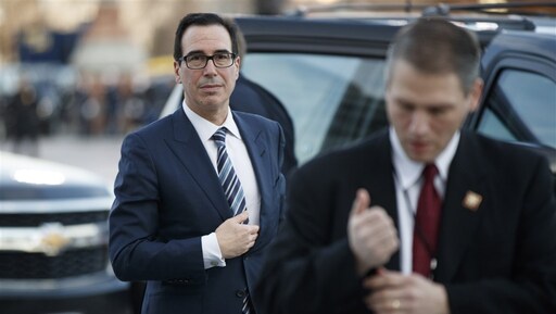 Amerikaanse minister Mnuchin belt met bankbazen om paniek te voorkomen