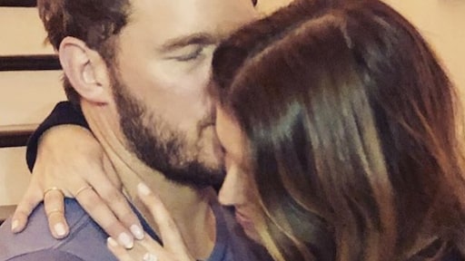 Chris Pratt op zijn knieën voor Katherine Schwarzenegger