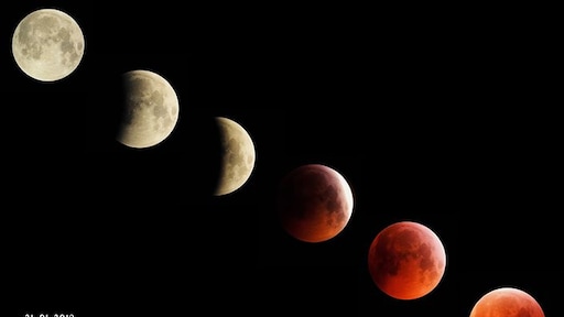Kijk terug: zo zag de zeldzame bloedmaan eruit