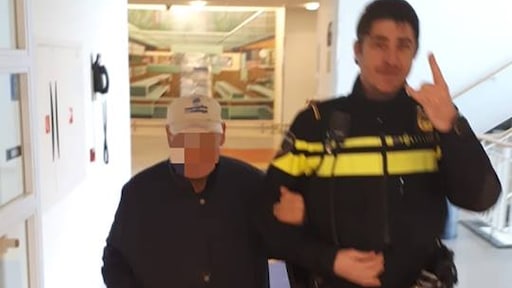 Oude man ontsnapt uit ziekenhuis om angst voor naalden