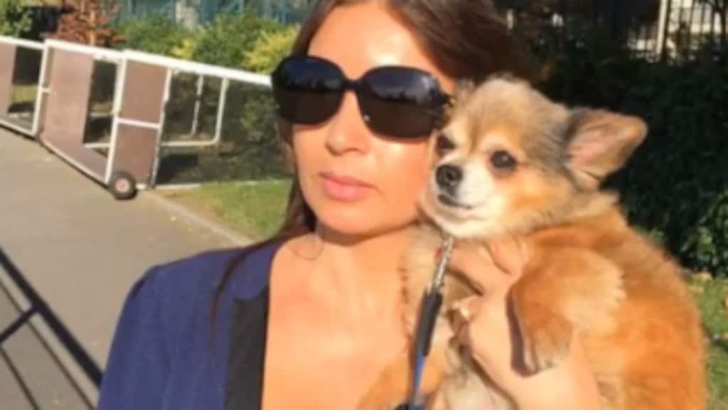 Rossana Kluivert ziet hondje voor haar ogen overlijden