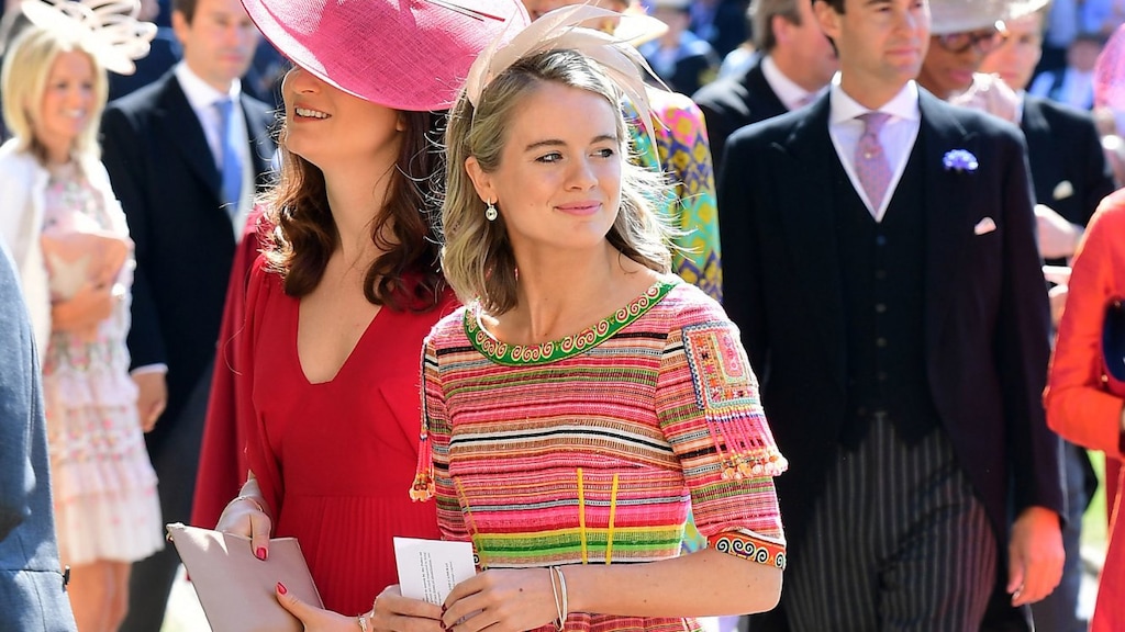 Cressida Bonas in een ontwerp van Jet.