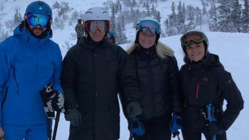 Noorse en Zweedse royals samen op wintersport