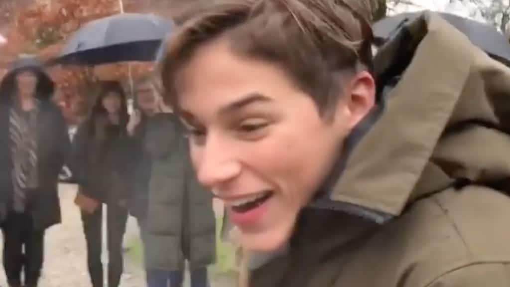 Jarige zoon Wendy van Dijk flink in de watten gelegd