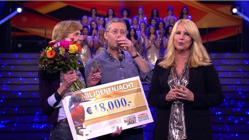 Miljoenenjacht-deelnemer vergokt ruim drie ton