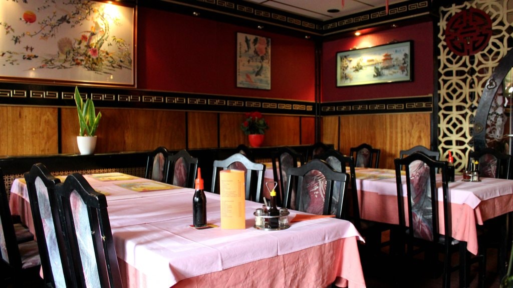 Een typisch Chinees restaurant.