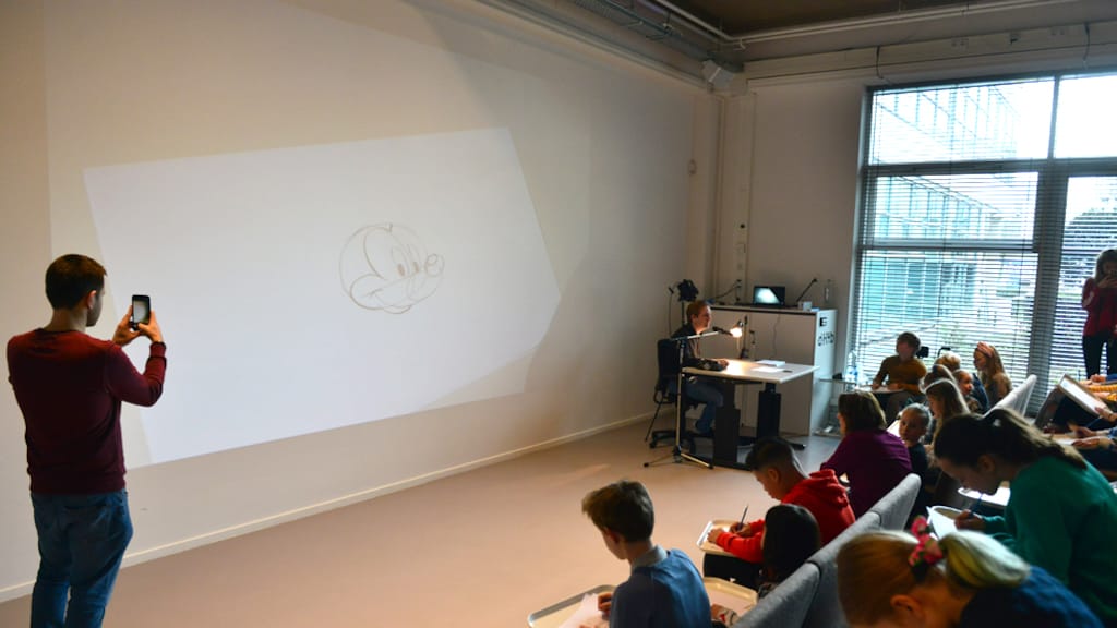 Tekenles van de makers van Donald Duck.