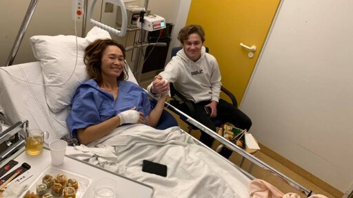 Bibian Mentel aan de beterende hand