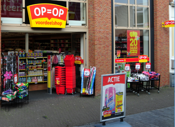 Budgetketen Op=Op Voordeelshop vraagt faillissement aan, ruim 1000 banen op de tocht