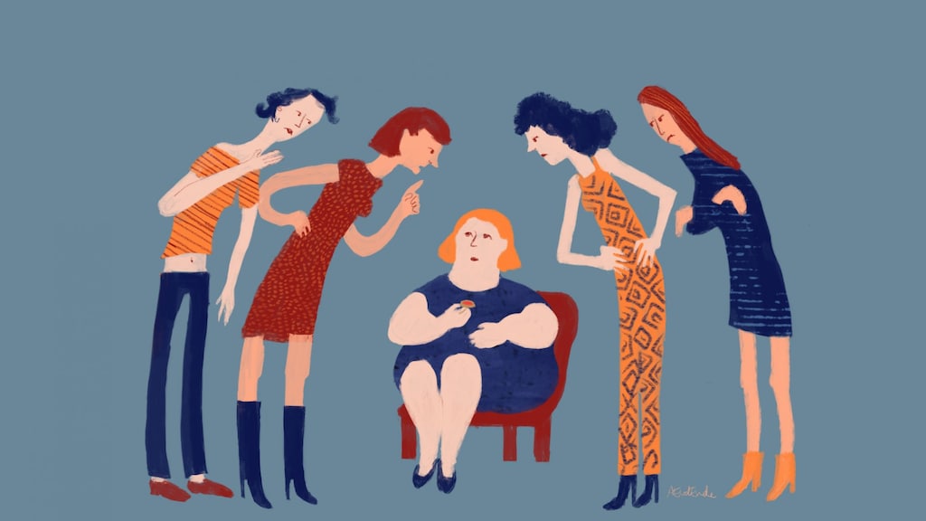 Knap voor een dik meisje