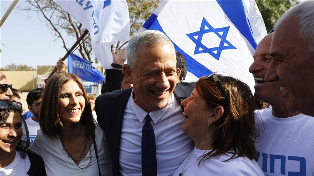 Benny Gantz, de uitdager van Netanyahu.