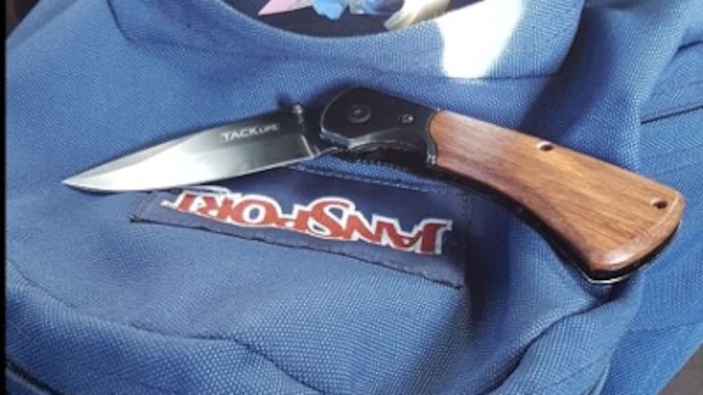 Eén supporter droeg dit bij zich.