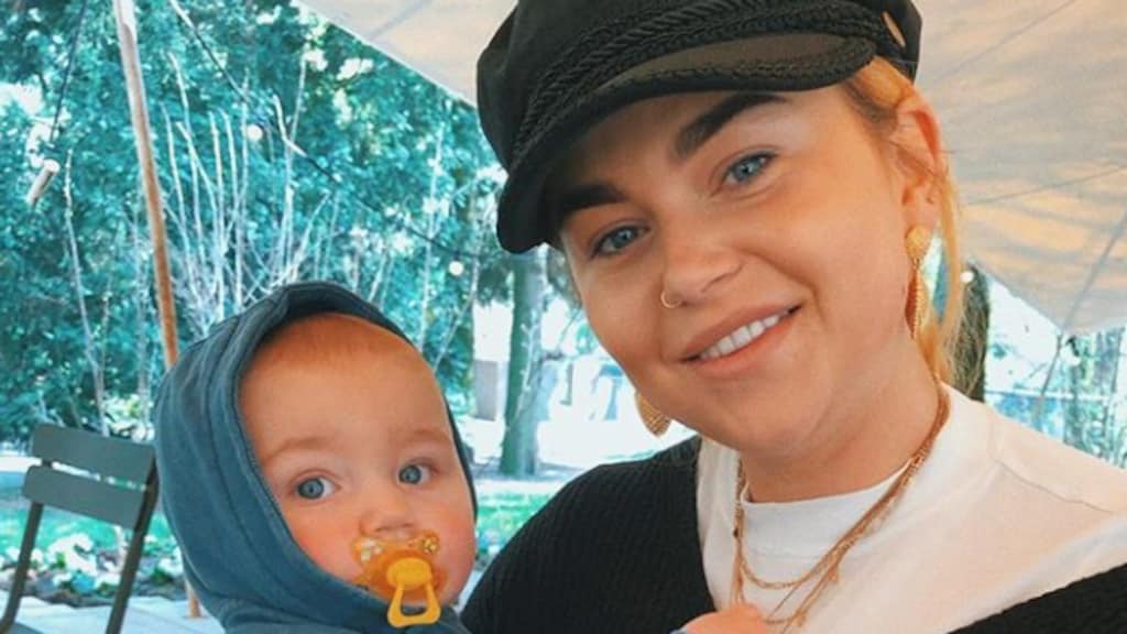 Roxeanne Hazes schrikt zich rot om zoontje Fender