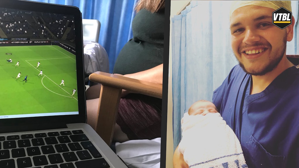 BIZAR: Man speelt 18 uur Football Manager tijdens bevalling vriendin