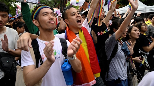 Taiwan accepteert als eerste land in Azië het homohuwelijk