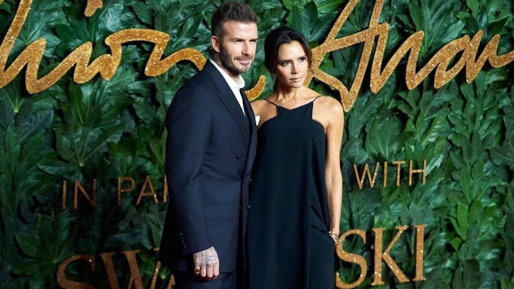 Familie Beckham zet bloemetjes buiten in Miami