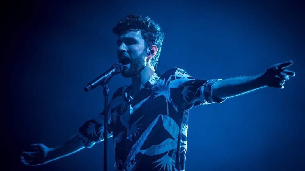 Duncan in extase na compliment Madonna