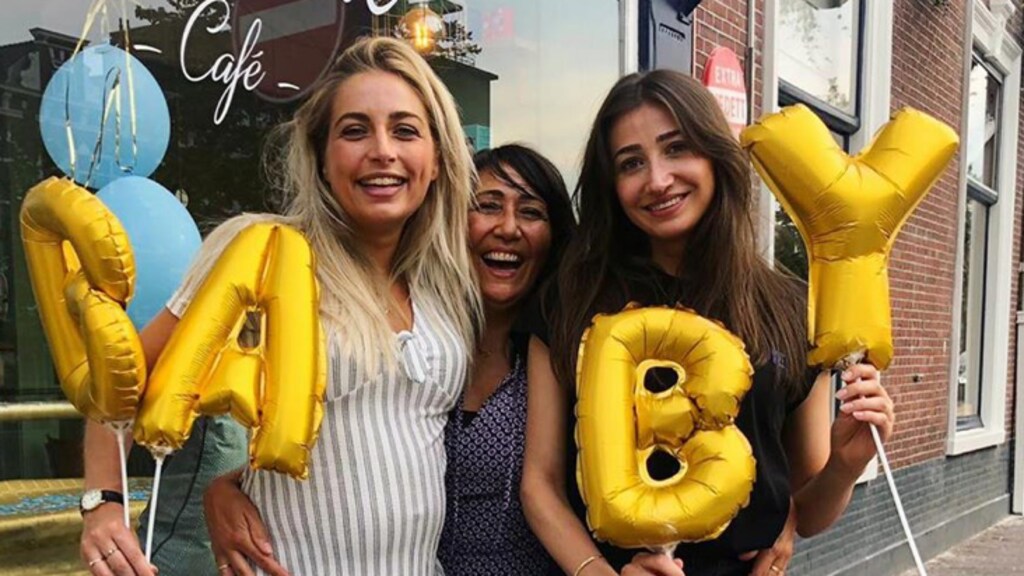 Shelly Sterk viert komst kindje met babyshower