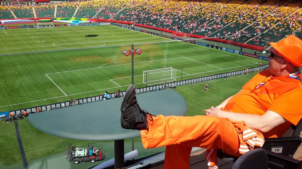 Het verste tripje: het WK van 2015 in Canada.