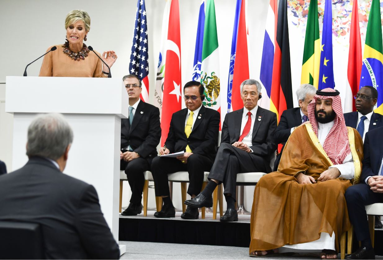 Woede om 'bizarre' ontmoeting Máxima en Saoedische kroonprins