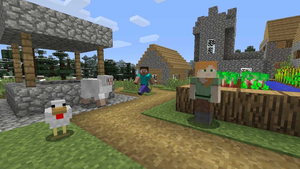 Minecraft is ook een populaire game onder kinderen.