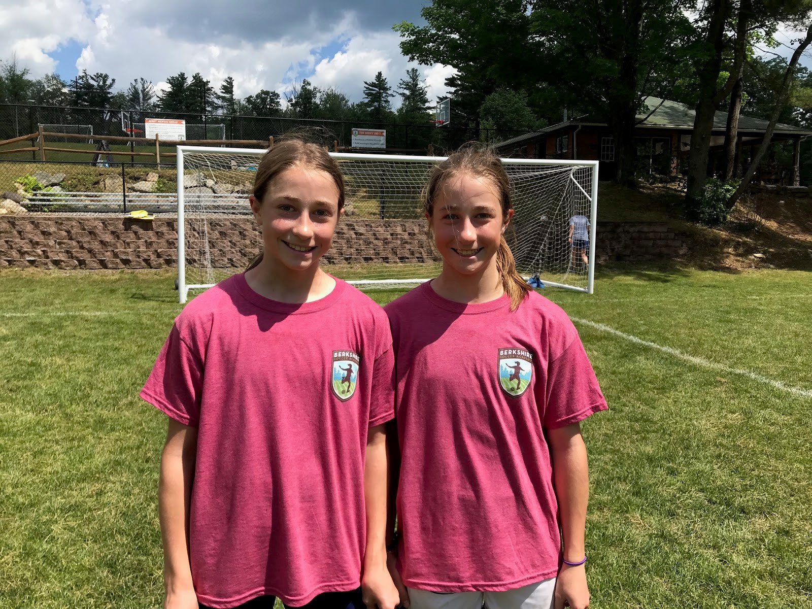 Op voetbalkamp op de Berkshire Soccer Academy.