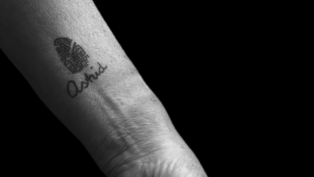 De tattoo van Jeanne.