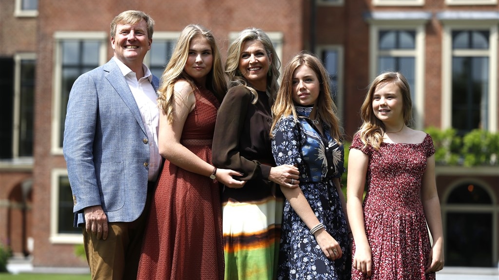 De Oranjes stralen tijdens jaarlijkse fotoshoot