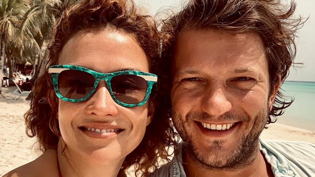 Katja geniet van vakantie met Freek en dochtertje