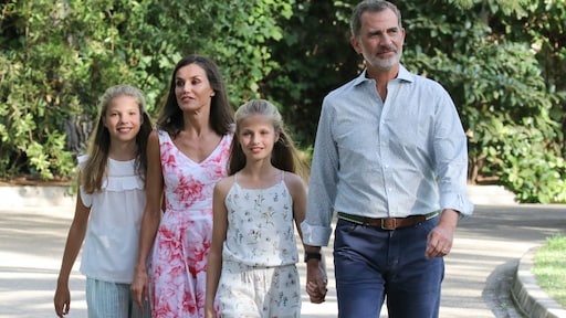 Spaanse royals vieren vakantie op Mallorca