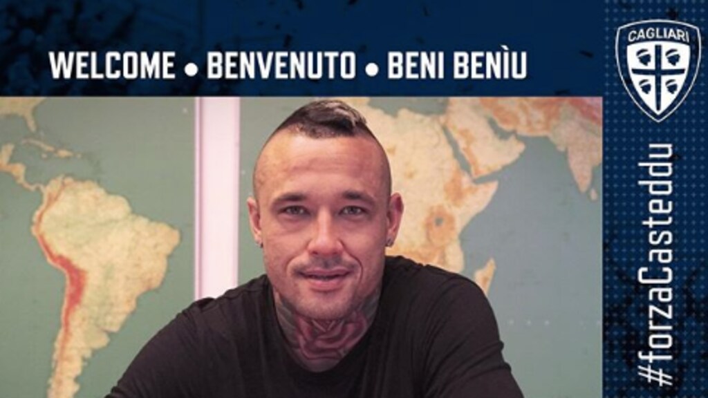 Radja Nainggolan keert terug bij Cagliari calcio vanwege zijn zieke vrouw