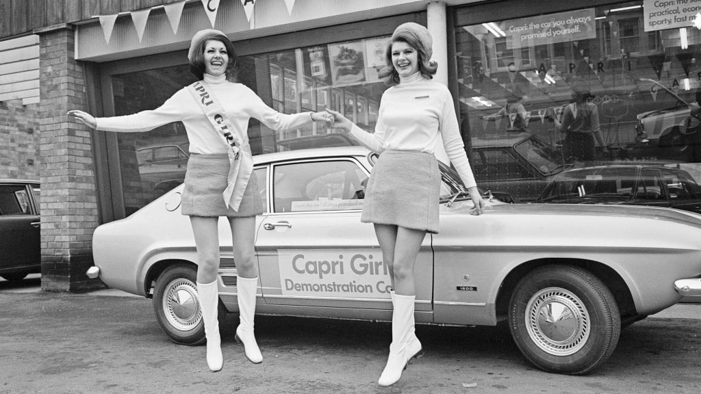 Het minirokje was mode in de jaren 60.