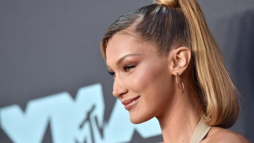 Bella Hadid gespot in Amsterdam